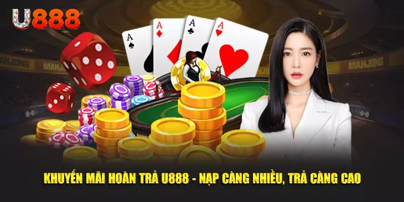 Khuyến Mãi Hoàn Trả U888 - Nạp Càng Nhiều, Trả Càng Cao